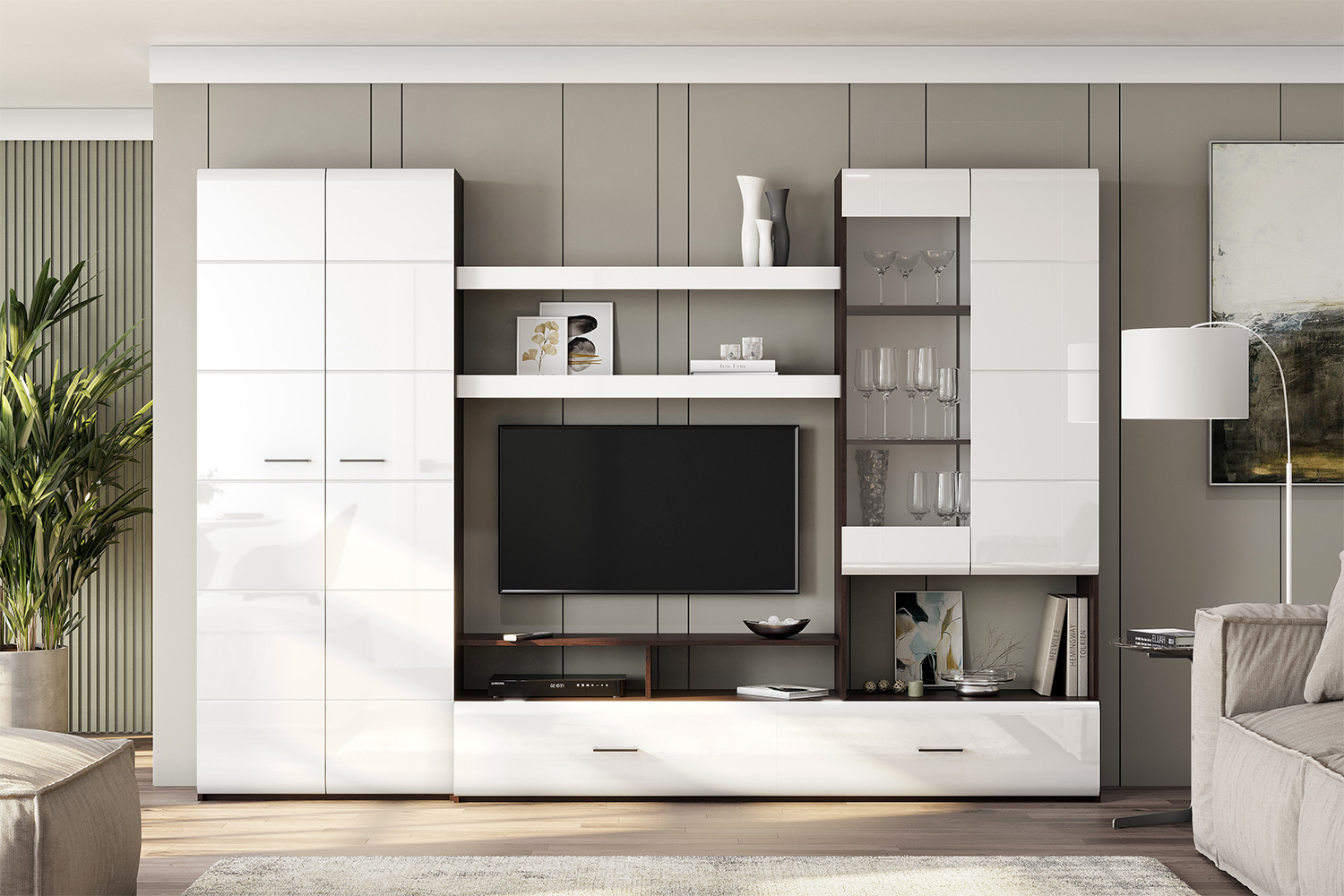 Стенка для гостиной МГС