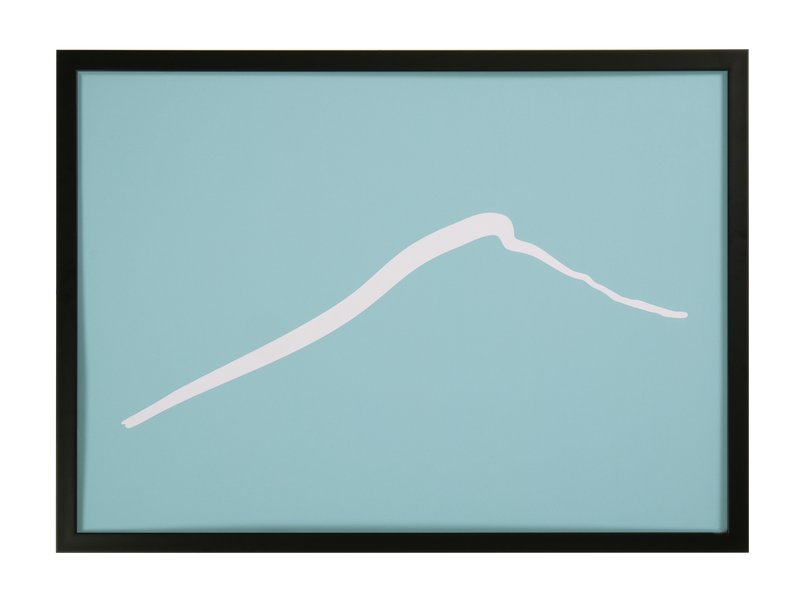 Постер Камчатка Голубой 73x53