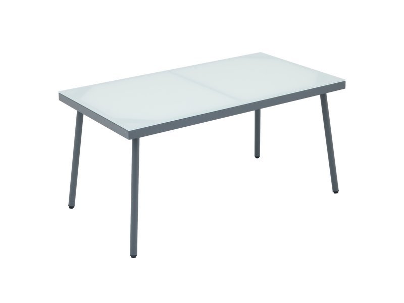 Журнальный стол Амелиа Прозрачный/Серый