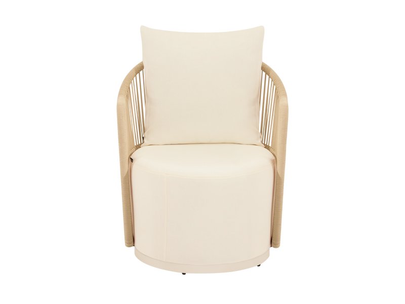 Кресло Элна Рогожка Бежевый