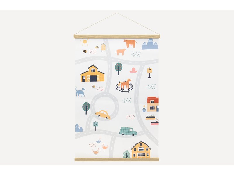 Панно детское Сити Животные 45x60