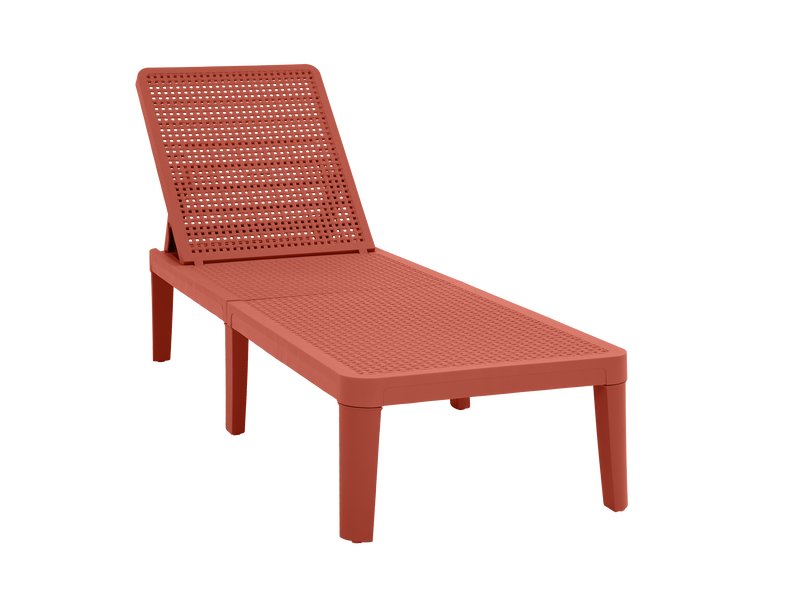 Шезлонг Эльвия Терракотовый
