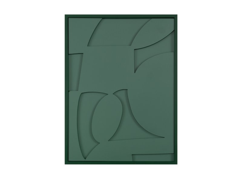 Картина Рельеф Зеленый 45x60