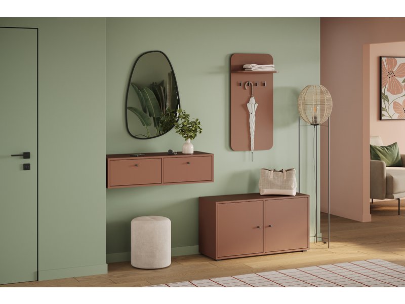 Модульная прихожая Сайрис 2 Терракотовый