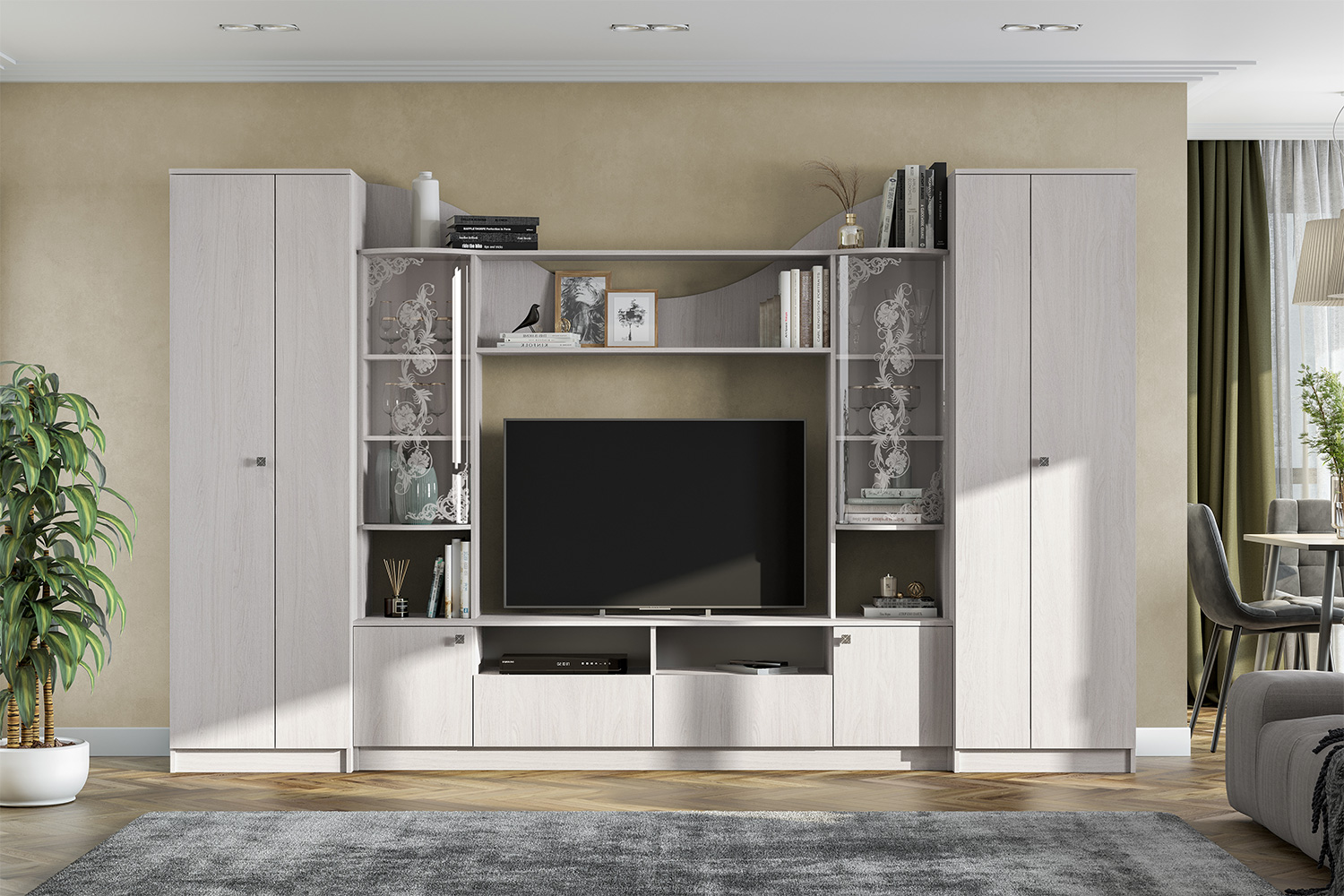 Стенка для гостиной МГС