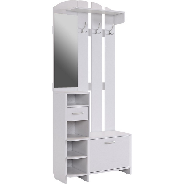 Прихожая Мила, цвет белое дерево Mebelson (арт.PR-0018.2552)