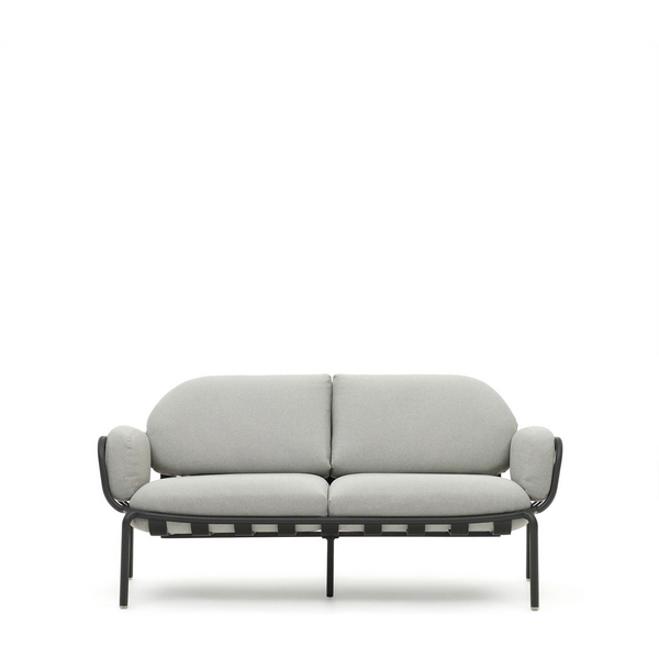 Joncols уличный алюминиевый 2-местный диван серого цвета 165 см La Forma (ex Julia Grup) арт.157381