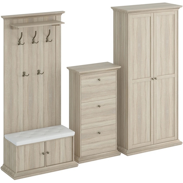 Композиция Reina 3 ОГОГО (арт.851120), (ЛДСП/Дуб Сонома) ОГОГО Обстановочка!