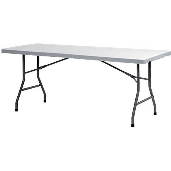 Стол складной пластиковый Сатурн белый