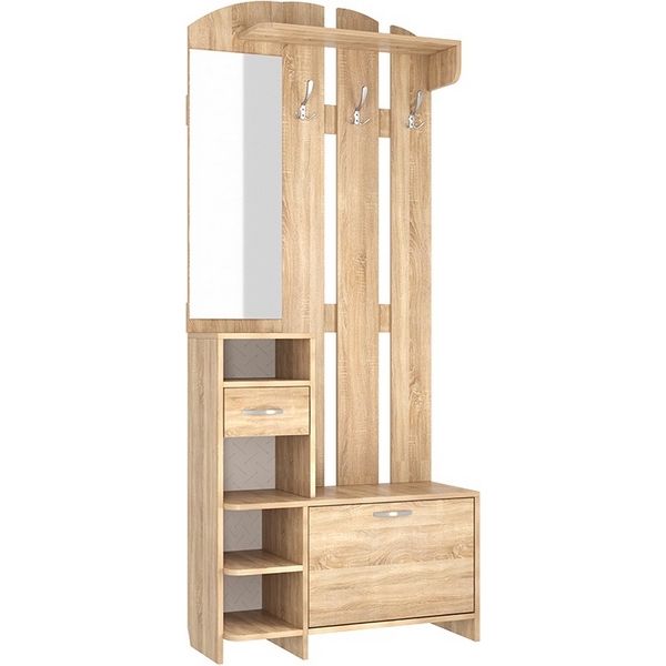 Прихожая Мила, цвет дуб сонома Mebelson (арт.PR-0018.1544)