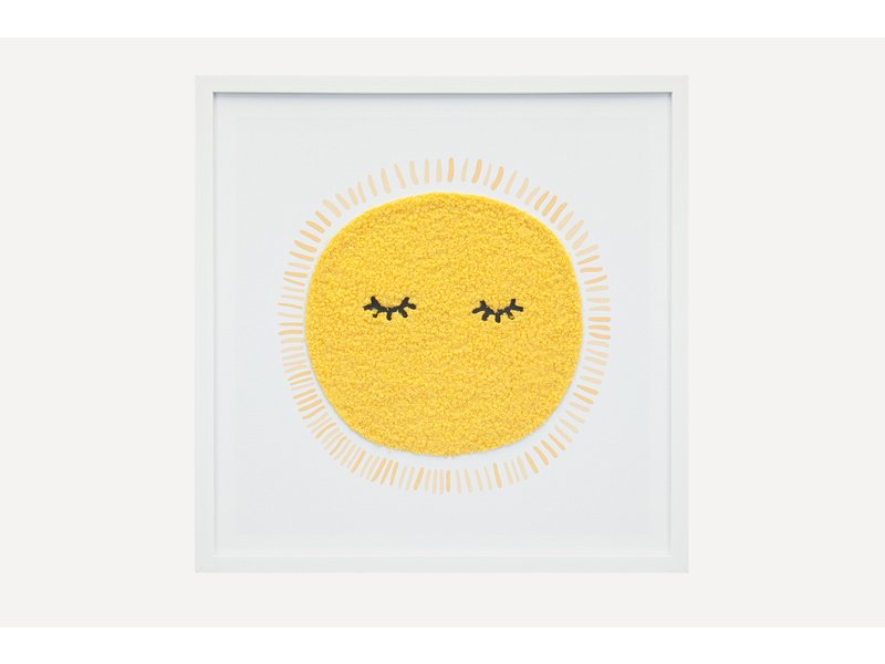 Постер детский Санни Желтый 40x40