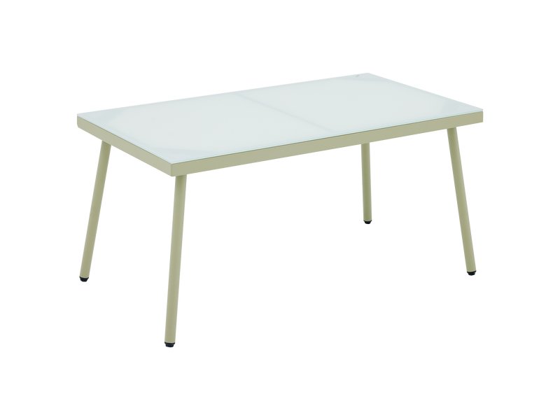 Журнальный стол Амелиа Прозрачный/Оливковый