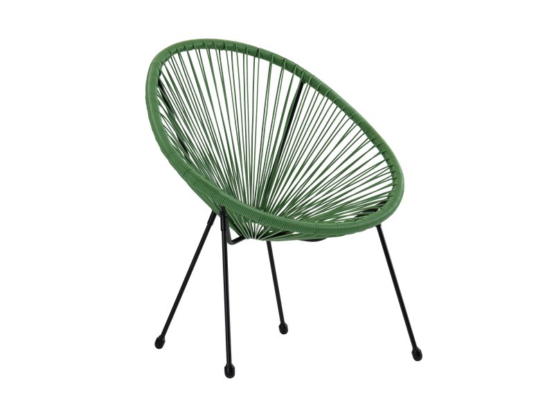 Кресло Акапулько Оливковый/Черный