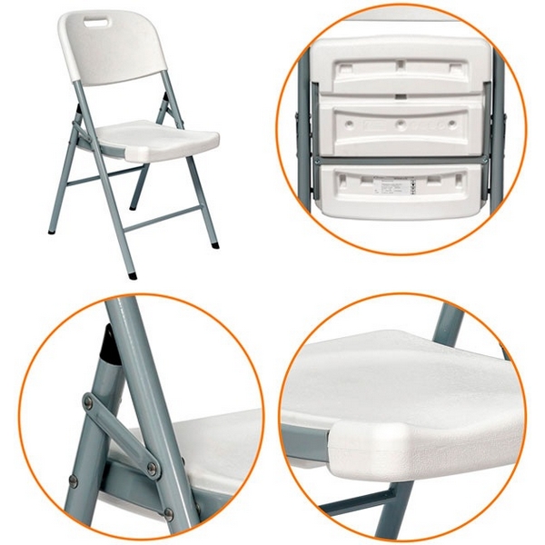 Стул складной Сатурн серый