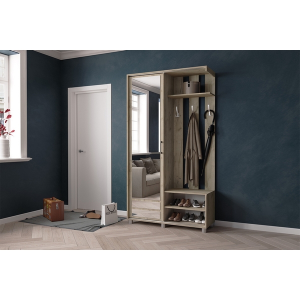 Прихожая ТЭКС Ларго-2, Дуб крафт серый