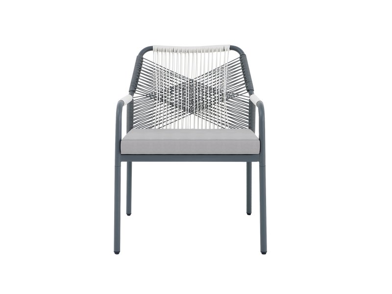 Кресло Амелиа Рогожка Серый