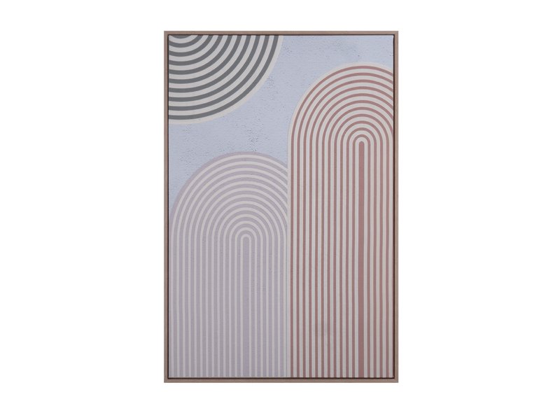 Картина Рельеф Арки Терракотовый 80x120