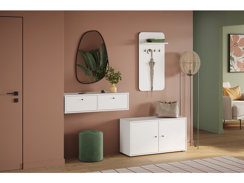 Модульная прихожая Сайрис 2 Белый