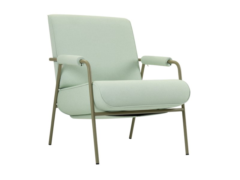 Кресло Ганти Рогожка Зеленый/Оливковый