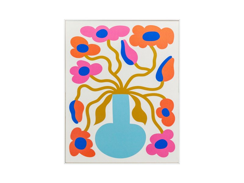 Картина Брайт Ваза Голубой 40x50