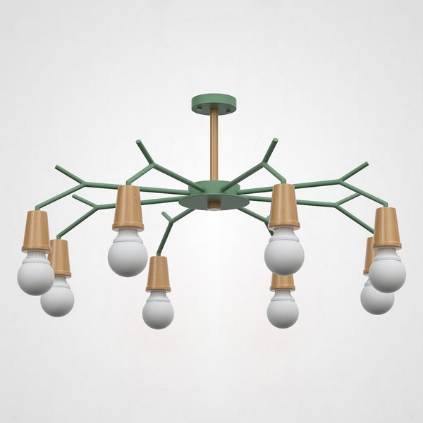 Потолочная люстра на штанге Les Color D95 Green Imperiumloft ?Lesc_01 (220507-23) ImperiumLoft