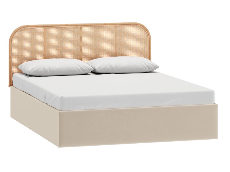 Кровать модульная Сейв-1 160 Велюр Бежевый