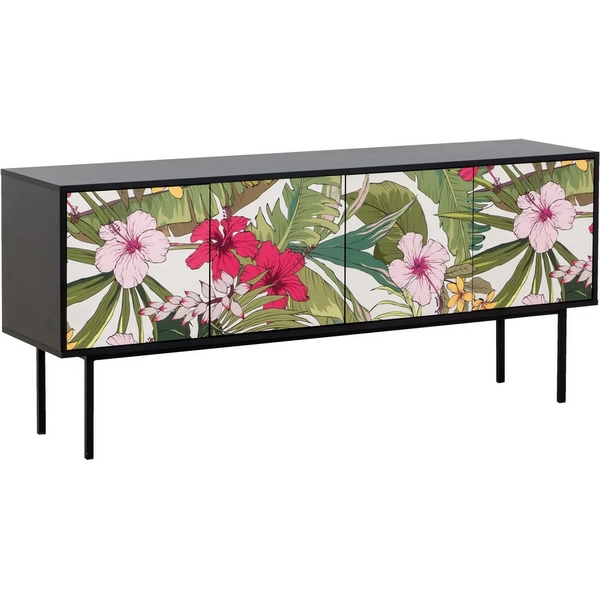 Тумба Boho Color большая ОГОГО (арт.599503), (ЛДСП/Черный) ОГОГО Обстановочка!