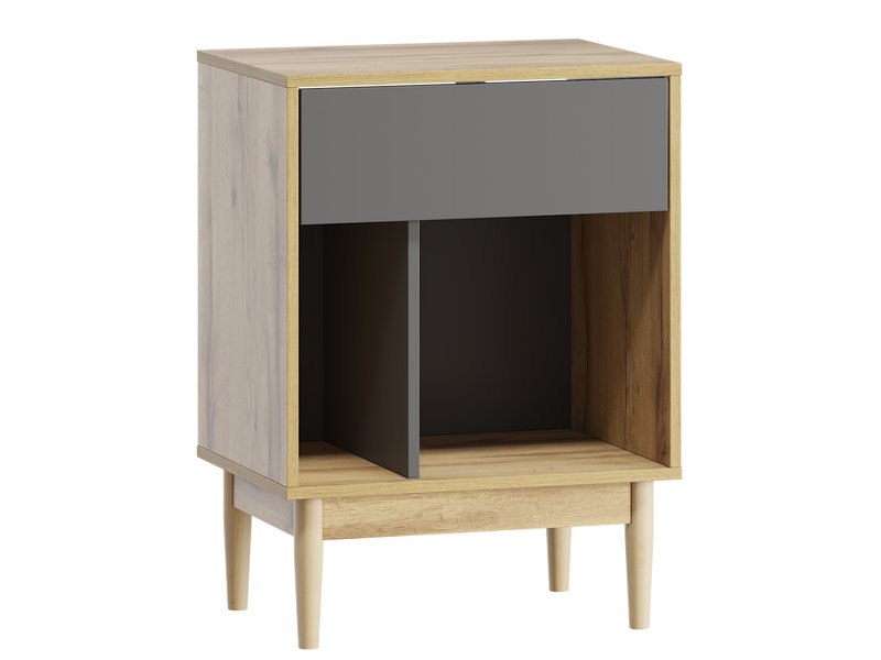 Тумба для винила Янсен 55x75 Графитовый