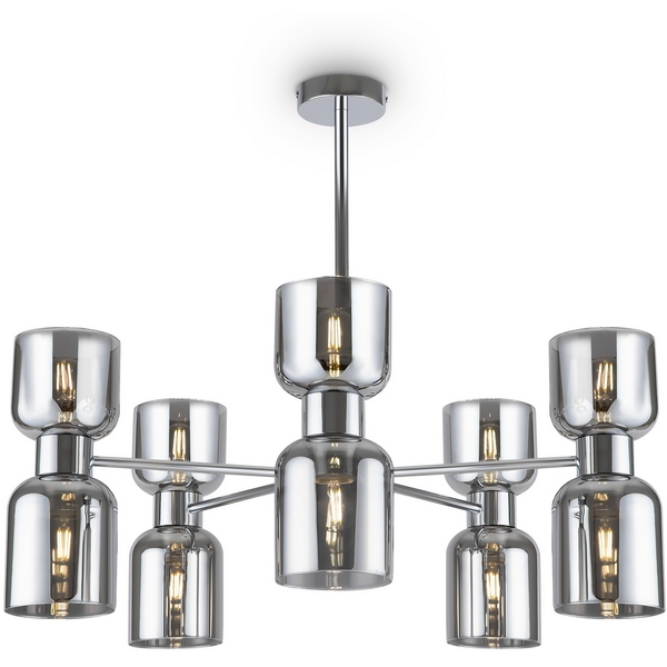 Потолочная люстра на штанге Freya Savia FR5203PL-10CH1