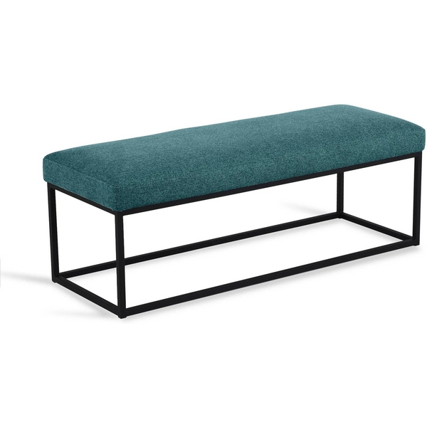 Банкетка Loft Flat ОГОГО (арт.810245), (Ткань,Рогожка/Бирюзовый) ОГОГО Обстановочка!