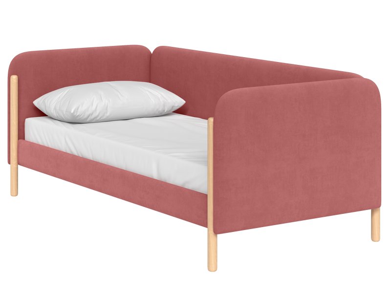 Кровать Кейси-2 Велюр Розовый