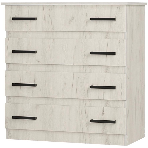 Комод БТС Стандарт №6, Дуб крафт белый