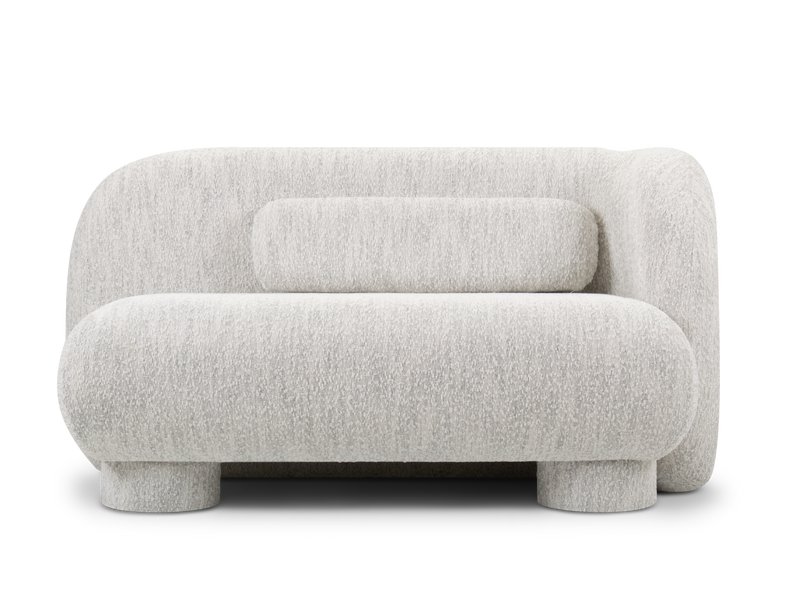Кушетка Кото Букле Молочно-серый