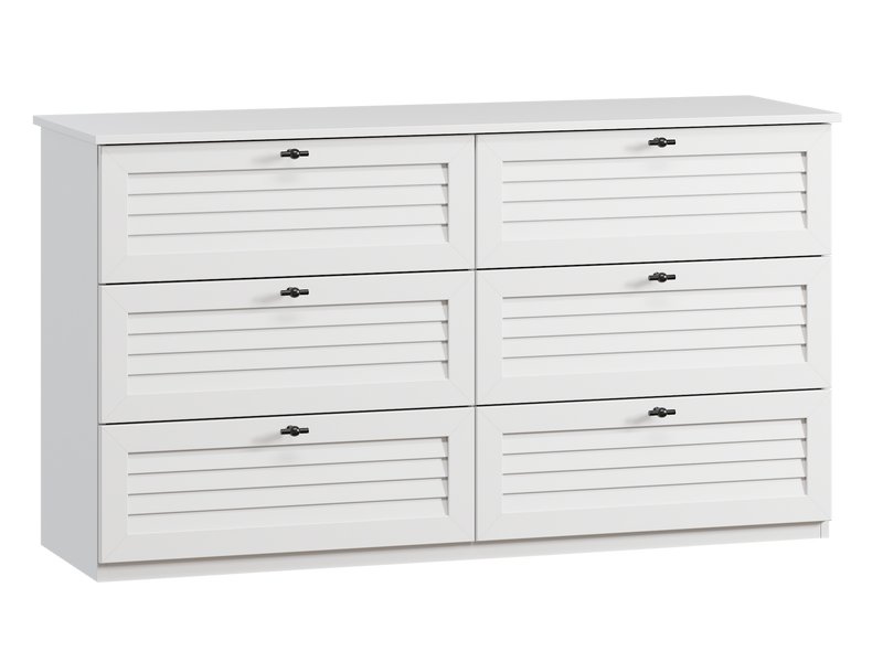 Комод Монмарт 142x79 Белый