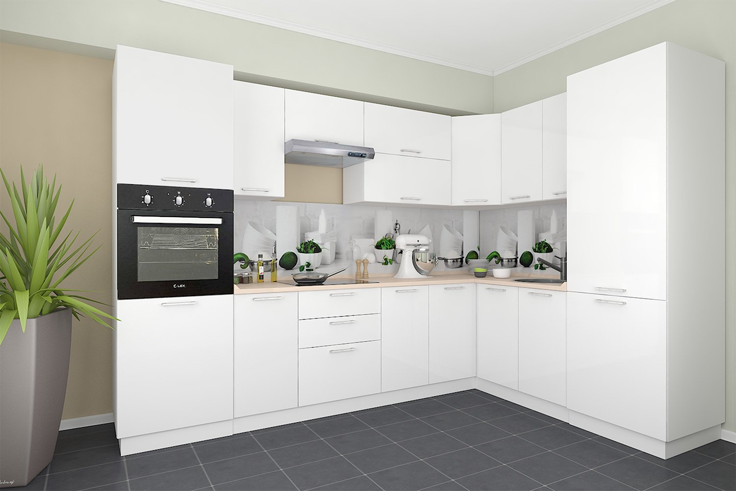 Модульный кухонный гарнитур Сити