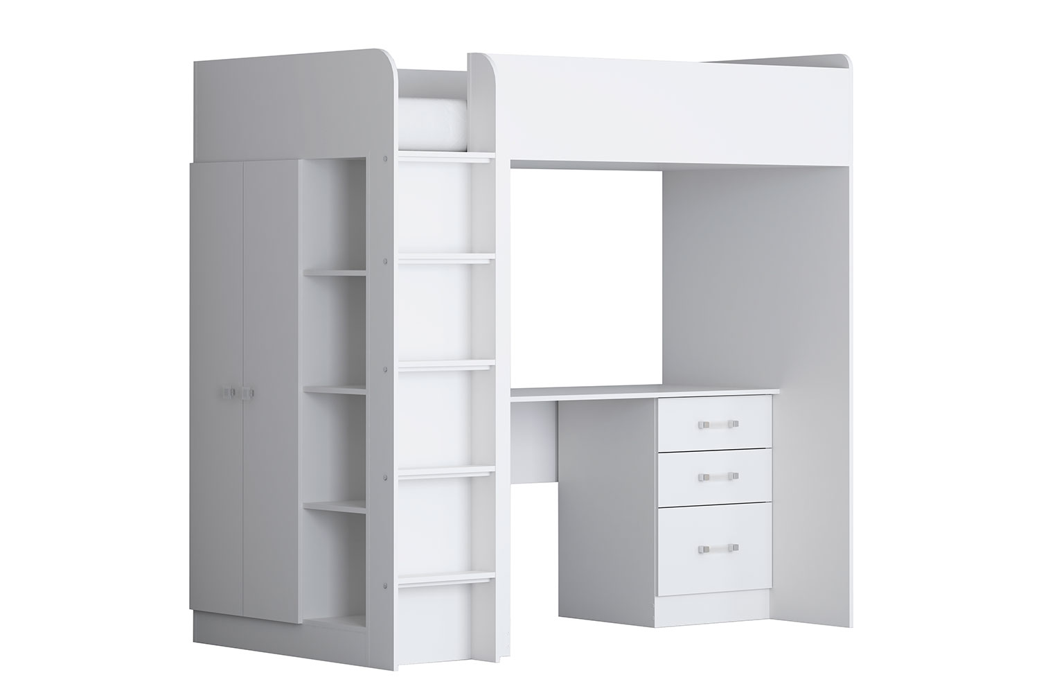 Кровать-чердак Теремок