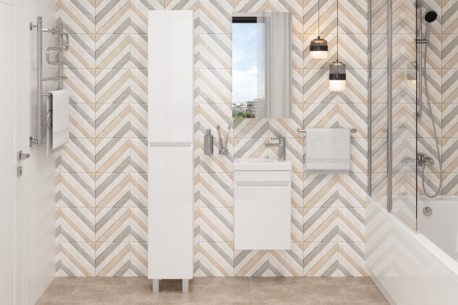 Ванный гарнитур  Милтон