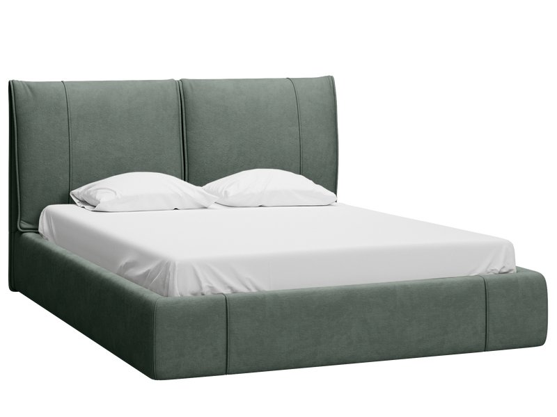 Кровать Вайлор-П 180 Велюр Оливковый