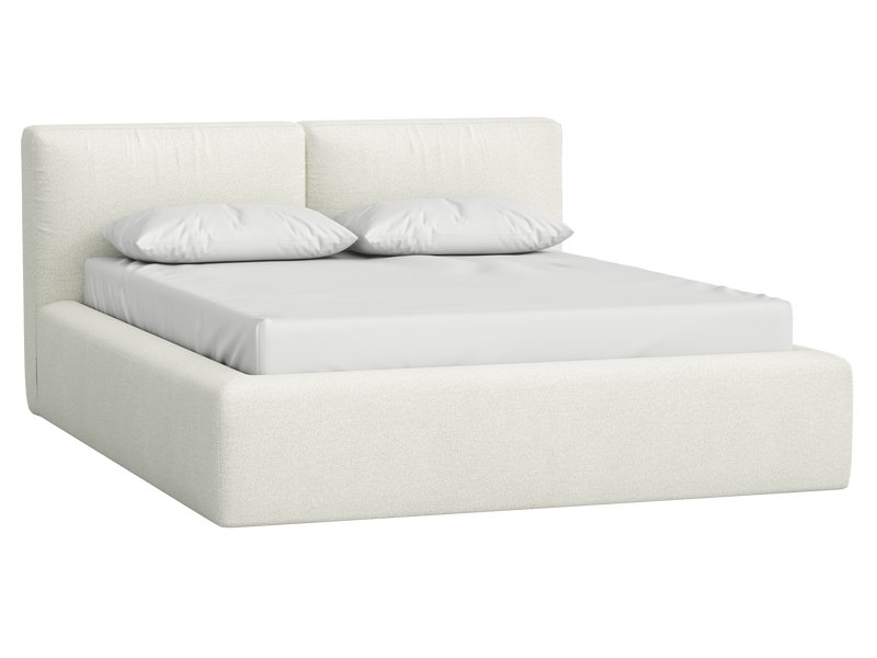 Кровать Фостер 200 Шенилл Молочный