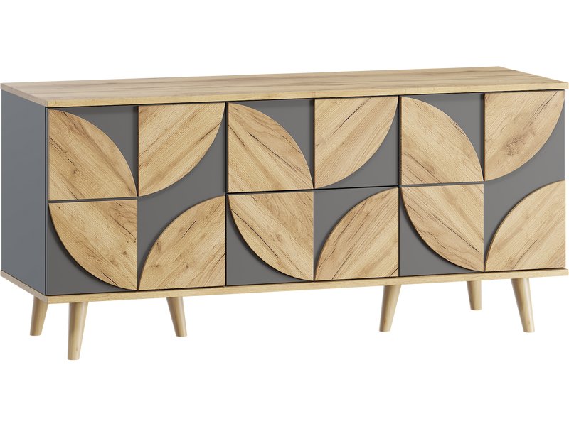 ТВ-тумба Модерн 140x65 Графитовый