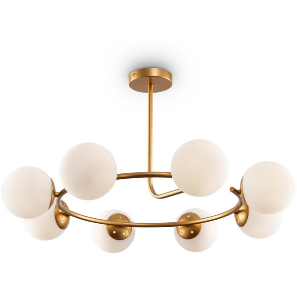 Потолочная люстра на штанге Freya Majesty FR5125PL-08MG шарики