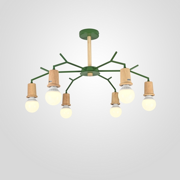 Потолочная люстра на штанге Les Color D80 Green Imperiumloft ?Lesc_01 (220506-23) ImperiumLoft