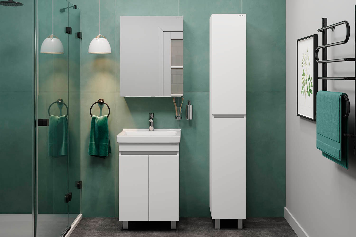 Ванный гарнитур  Милтон Квадро