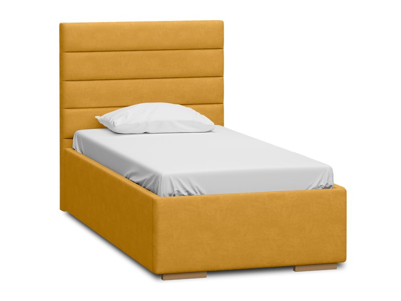 Кровать Лосон 90 Велюр Горчичный