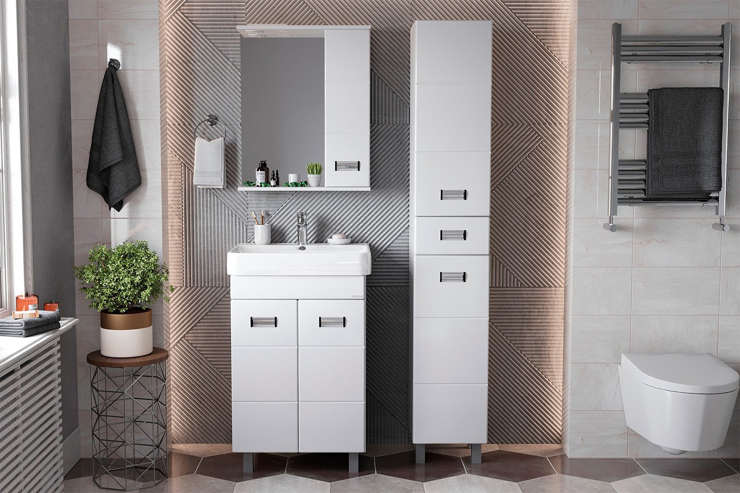 Ванный гарнитур Балтика-Квадро