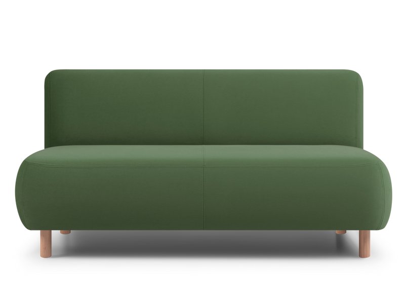 Кушетка Пайпел Велюр Оливковый