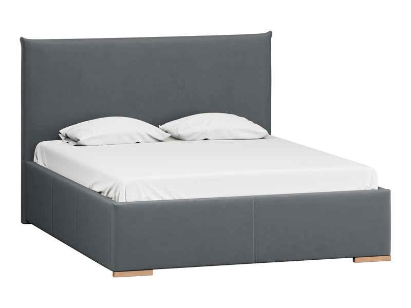Кровать Слипсон 180 Велюр Серый