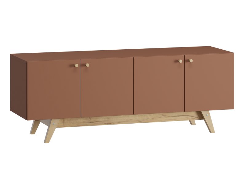 ТВ-тумба Имин 138x51 Терракотовый