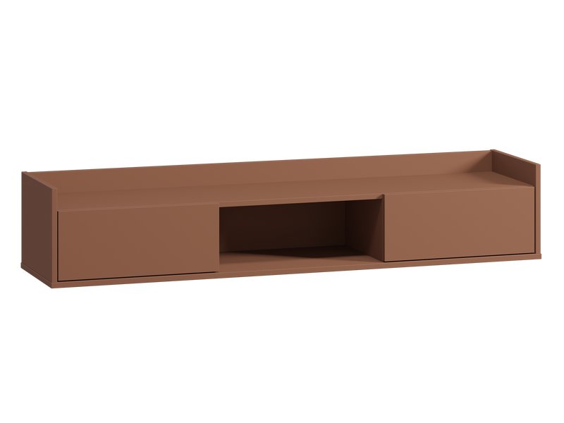 ТВ-тумба подвесная Воямполь 150x28 Терракотовый