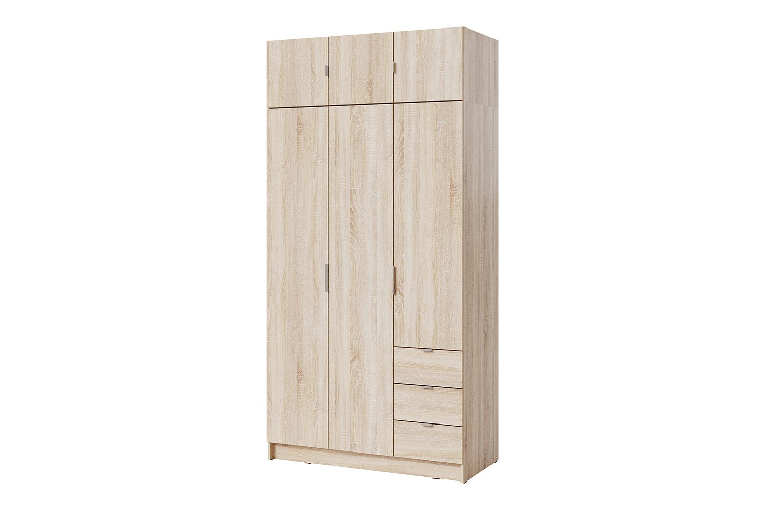 Трехдверный шкаф Лофт